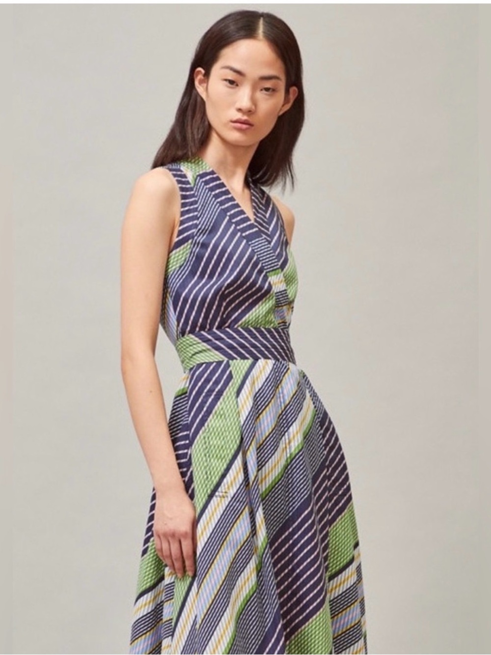 NWT TORY BURCH Overprint Wrap Dress, Size 2
